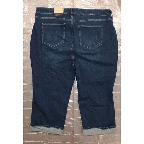 NWT NYDJ Marilyn Straight Crop Cuffed Jeans Size Cool Embrace Size 22 W - Picture 3 of 11